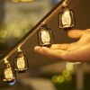 Retro Kerosene Bottle LED String Lights, Atmosphere Light Hanging Lights For Wall Party Wedding Room Home Kitchen Indoor & Outdoor Decoration