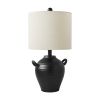 20" Black Table Lamp with Shade