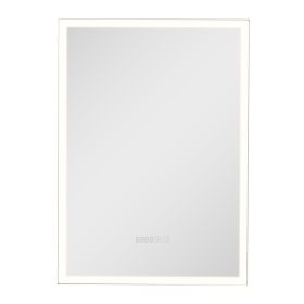 Lighted Medicine Cabinet with Mirror, 20 x 28 in Recessed or Wall Mount, 3 Color Dimmable LED Bathroom Medicine Cabinet with Sensor Light, Adjustable