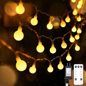 String Lights for Bedroom, 99ft 300 Led Connectable Globe String Lights Indoor, Hanging Fairy Lights Plug in with Remote for Kids Room Dorm Classroom