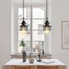 Industrial Black Pendant Light Metal Cage Pendant Lights Dining Room Hanging Lighting for Kitchen Island Living Room Bedroom Entryy Barn Farmhouse,Sp