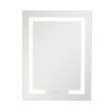 Lighted Medicine Cabinet with Mirror, 20 x 26 in Recessed or Wall Mount, 3 Color Dimmable LED Bathroom Medicine Cabinet with Double-Side Mirror, Adju