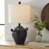 20" Black Table Lamp with Shade