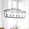 5 light linear pendant light