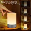 Nursery Night Light for Baby, Portable LED Touch Night Lamp for Kids and Adult, Breastfeeding, Sleep Aid, USB Rechargeable Nursing Lamp, Bedside Dimm
