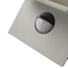Inowel Motion Sensor Outdoor Wall Light Integrated LED Porch Light with Clear Glass Shade 22529