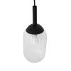 Giza Pendant Lamp - Black and Clear