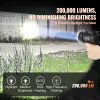 Rechargeable Spotlight Flashlight, 200,000 Lumens, IP67 Waterproof Handheld LED Spot Light