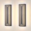 23.6 in Modern Long Outdoor Wall Lights Exterior Lights for House,LED Outdoor Wall Large Front Porch Light Fixture For Garage, garden, entrance gate(