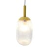 Gemma Pendant Lamp - Gold and Clear 110-120V 1PC