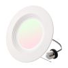 VEVOR 12 Pack LED Recessed Lighting, 5/6 Inch, Retrofit Can Lights, 1050 LM 13W 120V, Selectable 5CCT 2700K/3000K/3500K/4000K/5000K, 10% to 100% Dimm