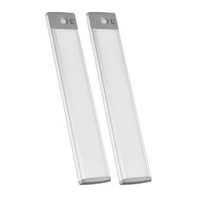 VEVOR Under Cabinet Lighting, 2 PCS, 40 LED Motion Sensor Lights, Rechargeable Battery Operated Closet Lights with Remote Control, Wireless Under Cou