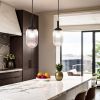 Giza Pendant Lamp - Black and Clear