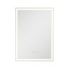 Lighted Medicine Cabinet with Mirror, 20 x 28 in Recessed or Wall Mount, 3 Color Dimmable LED Bathroom Medicine Cabinet with Bottom Lighting, Adjusta
