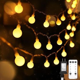String Lights for Bedroom, 99ft 300 Led Connectable Globe String Lights Indoor, Hanging Fairy Lights Plug in with Remote for Kids Room Dorm Classroom