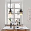 Industrial Black Pendant Light Metal Cage Pendant Lights Dining Room Hanging Lighting for Kitchen Island Living Room Bedroom Entryy Barn Farmhouse,Sp