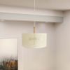 Glacier Pendant Lamp - Oak + Natural + Gold