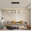 Javeriah 4 - Light Black/Gold Dimmable LED Pendant Light[No Bulb]