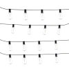 LED Outdoor String Lights, 200FT, 2700K Dimmable Outside Patio Lights with 100 ST38 Shatterproof Bulbs E12 Socket Base