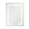 Lighted Medicine Cabinet with Mirror, 20 x 26 in Recessed or Wall Mount, 3 Color Dimmable LED Bathroom Medicine Cabinet with Double-Side Mirror, Adju
