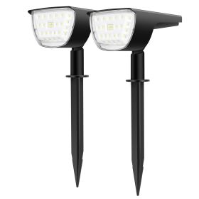 Solarek 32 LEDs Solar Landscape Spotlights IP65 Waterproof Solar Lights Auto On/Off Solar Powered Security Wall Lights 3 Modes Lighting For Yard Gard
