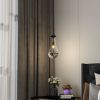 Raindrop Pendant Lights, Modern Black Pendant Lights for Kitchen Island, Dining Room Light Fixture Raindrop Chandelier, Chandelier for Living Room Ha