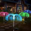 Solar Jellyfish Lights; Color Gradient Waterproof Solar Jellyfish Light Courtyard Garden; Various Festivals; Christmas And New Year's Day Decorations