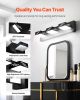 VEVOR 3-Light LED Modern Vanity Light Fixtures, 19.69-Inch, Black Finish Bathroom Wall Lighting Fixture Over Mirror, with IP44 Waterproof, for Bathro