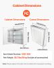 Lighted Medicine Cabinet with Mirror, 24 x 30 in Recessed or Wall Mount, 3 Color Dimmable LED Bathroom Medicine Cabinet with HD Mirror, Clock, Adjust