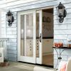 2-Pack Vintage Wall-Mounted Outdoor Lantern Light â€“ Elegant Black Metal Sconce for Porch, Patio, and Garden Lighting (Bulb Not Included)