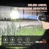 Rechargeable Spotlight Flashlight, 200,000 Lumens, IP67 Waterproof Handheld LED Spot Light