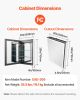 Lighted Medicine Cabinet with Mirror, 20 x 28 in Recessed or Wall Mount, 3 Color Dimmable LED Bathroom Medicine Cabinet with Sensor Light, Adjustable