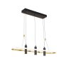 Javeriah 4 - Light Black/Gold Dimmable LED Pendant Light[No Bulb]