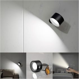 Koopala LED Reading Lights, Wall Mounted Sconces with 3 Color Temperatures & 3 Brightness Levels Rechargeable Battery Magnetic Ball 360°Rotation Touc