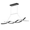 VEVOR Modern Chandelier Light Fixtures, 24W, Dimmable LED Pendant Light with Silicone Lampshade, 3000K / 4000K / 6500K Color Temperature Adjustable C