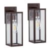 Dusk to dawn outdoor wall light