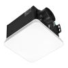 VEVOR Bathroom Exhaust Fan with LED Light, 80 CFM 4000K Bathroom Vent, 1.5 Sones Low-Noise, Premium Motor Ceiling Fan for Laundry Room, Storage Room,