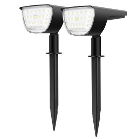 Solarek 32 LEDs Solar Landscape Spotlights IP65 Waterproof Solar Lights Auto On/Off Solar Powered Security Wall Lights 3 Modes Lighting For Yard Gard