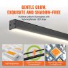Dimmable Linear Pendant Light, 20W, 47 in LED Linear Light Fixture Chandelier with Acrylic Lampshade 3000K / 4000K / 6500K Color Temperature Adjustab