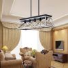 (Same as W134065438/L1001) 32" Black White Industrial 5-Light Pendant Chandelier, Modern Metal Cage Design, Adjustable Hanging Light for Dining Room,