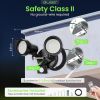 LED Security Lights Motion Sensor, 25W 2000LM Flood Lights Outdoor Motion Sensor with Remote, Dimmable Brightness 3000K-6500K CCT IP65 Security Light