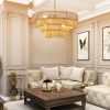 (Same as W1340P155976/L1019-4) 20" Modern 4-Layer Woven Hemp Rope Chandelier, Boho Style Pendant Light, Elegant Hanging Light Fixture for Living Room