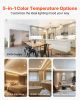 VEVOR 10 Pack LED Recessed Lighting, 4 Inches, Retrofit Can Lights, 750 LM 9W 120V, Selectable 5CCT 2700K/3000K/3500K/4000K/5000K, 10% to 100% Dimmab
