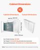 Lighted Medicine Cabinet with Mirror, 36 x 30 in Recessed or Wall Mount, 3 Color Dimmable LED Bathroom Medicine Cabinet with HD Mirror, Clock, Adjust
