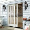 2-Pack Vintage Wall-Mounted Outdoor Lantern Light â€“ Elegant Black Metal Sconce for Porch, Patio, and Garden Lighting (Bulb Not Included)