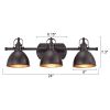 3 Light vanity light
