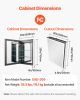 Lighted Medicine Cabinet with Mirror, 20 x 28 in Recessed or Wall Mount, 3 Color Dimmable LED Bathroom Medicine Cabinet with Sensor Light, Adjustable