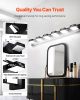VEVOR 6-Light LED Modern Vanity Light Fixtures, 40.35-Inch, Black Finish Bathroom Wall Lighting Fixture Over Mirror, with IP44 Waterproof, for Bathro