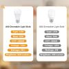 Touch Bedside Lamp - White, 3-Way Dimmable, USB A + C Charging, AC Outlet, 17.4inch Medium