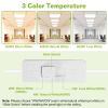 2Pcs 72W 2×2FT LED Panel Light 3800LM Flat Ceiling Light with 3 Lighting Color Temperature Equivalent LED Troffer Recessed Edge-Lit Switchable CCT 11